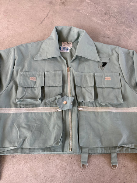 1960s Fishing Jacket Cropped Tactical