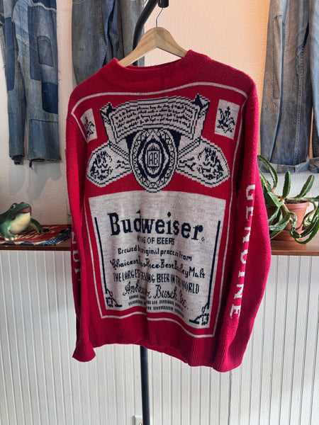 70s Budweiser Beer Sweater