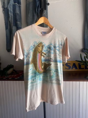 Vintage Airbrush Fish Trout Tee