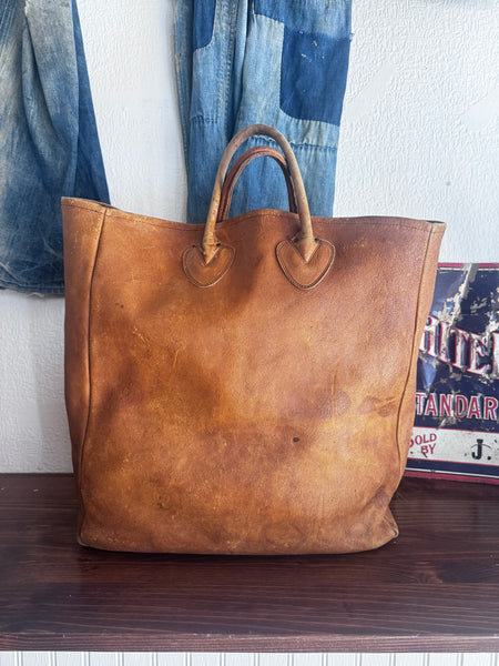 1960s LL Bean Leather Tote
