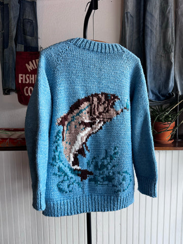 Vintage Fly Fishing Sweater