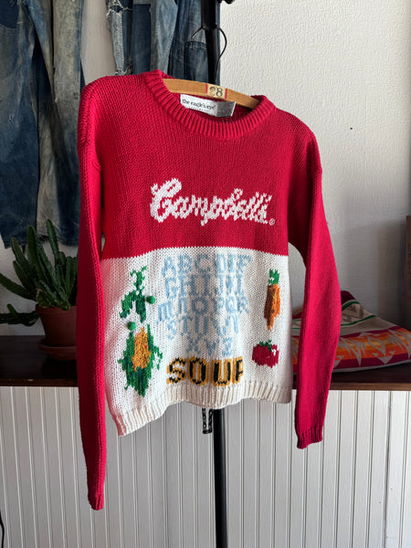 Campbell’s Soup Handknit Sweater