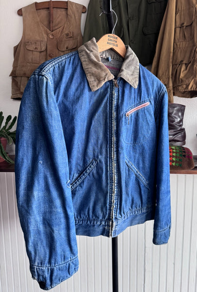 50s Denim Zip Work Jacket