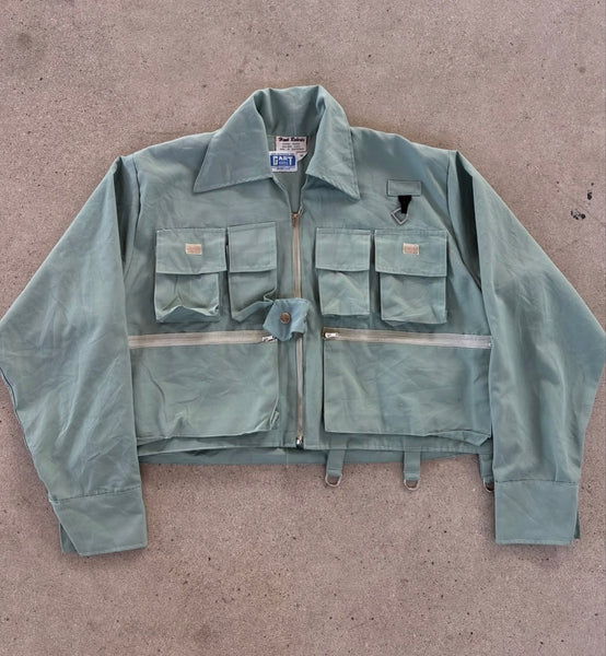 1960s Fishing Jacket Cropped Tactical