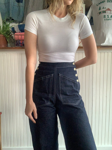70s White Tee