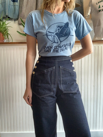 70s even cowgirls get the blues tee