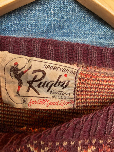 1940s Rugby Brand Wool Sweater