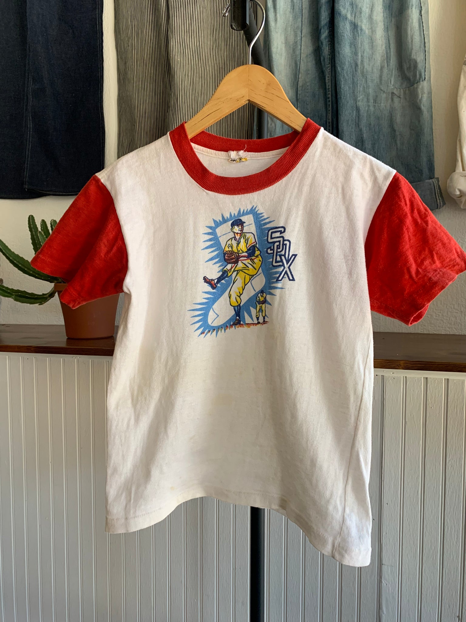 1950s Sox Baseball Tee – The Magnolia Vintage Co.