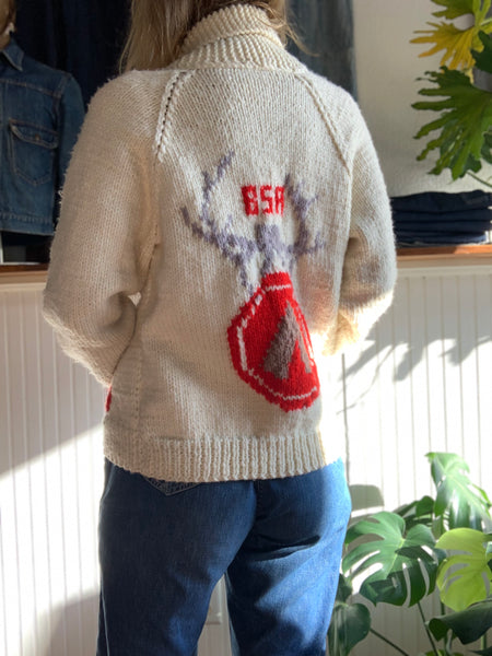 50s Hand Knit BSA Sweater