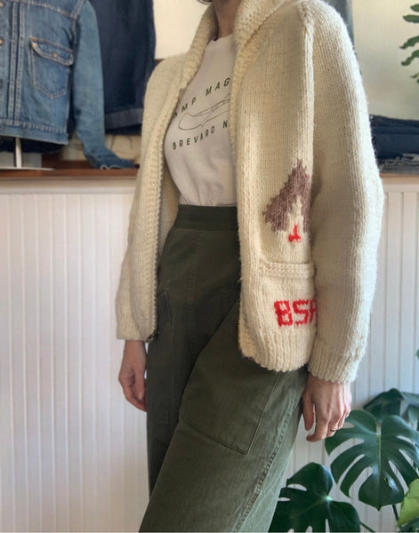 50s Hand Knit BSA Sweater
